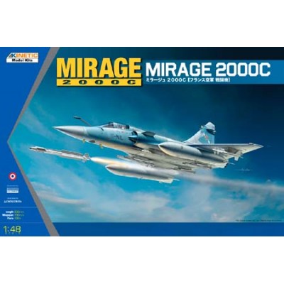 MIRAGE 2000C - 1/48 SCALE - HELLENIC /FRENCH/QATAR/UAE AIR FORCE - KINETIC